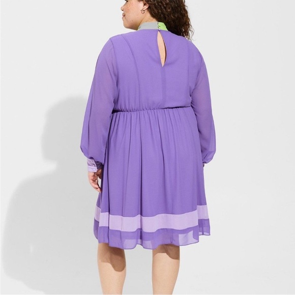 TORRID SCOOBY DOO DAPHNE HALLOWEEN COSTUME COSPLAY DRESS - PLUS SIZE 2X 18/20 - Picture 3 of 6